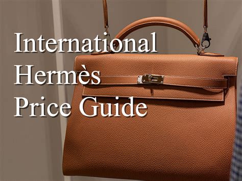 hermes international 2022 price guide